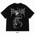 Playera Eren AOT Oversize Acid Wash 230 GSM