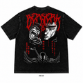 Playera Berserk Oversize Acid Wash 230 GSM