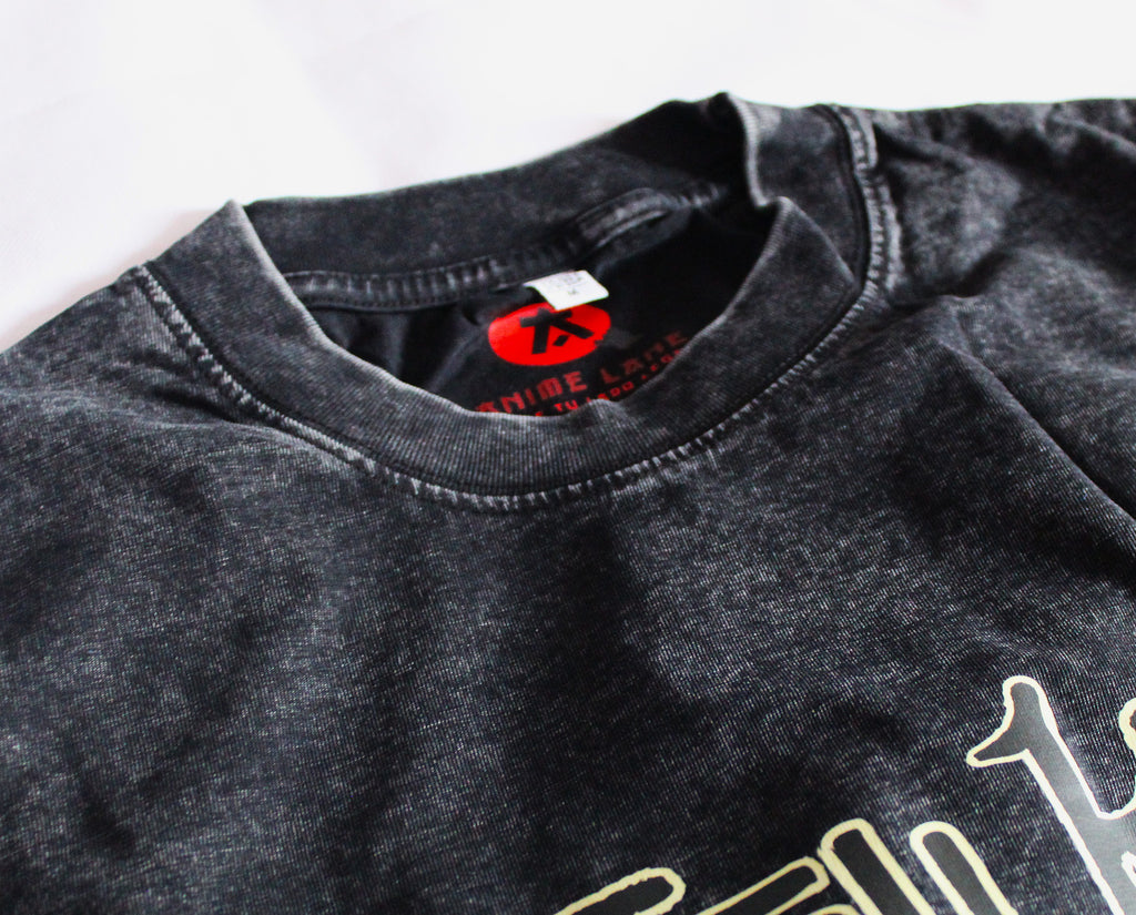 Playera Zenin JJK Oversize Acid Wash 230 GSM